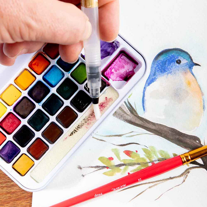 Mont Marte Premium Watercolour Paint Set - Pack of 27 Pieces