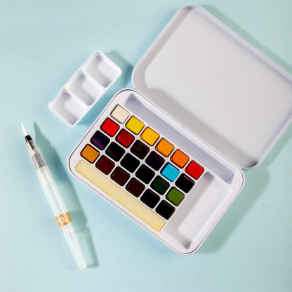 Mont Marte Premium Watercolour Paint Set - Pack of 27 Pieces