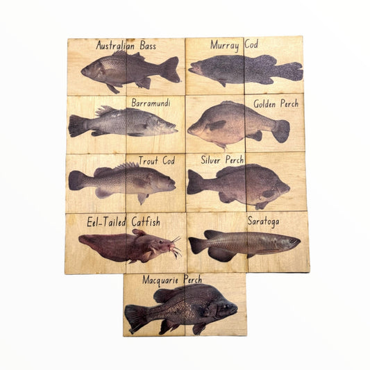 18 Piece Puzzle - Native Fish