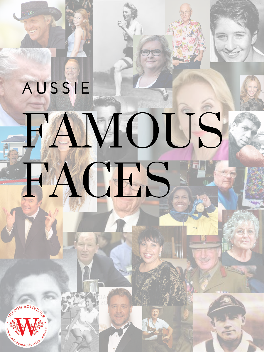 Aussie Famous Faces: Quiz and 95 Famous Australians