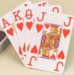 Large Number Playing Cards (9 x 6cm)