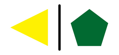 Large Cardboard Dominoes - Colours & Shapes - Pack of 28