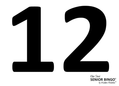 Large Numbers - 1 to 90 - A4 Size - Pack of 90