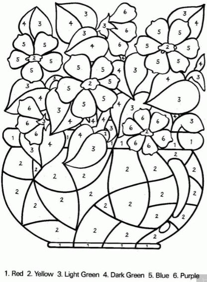 Watercolour Paint By Numbers Kit - A3