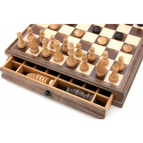 Checkers & Chess Premium Set