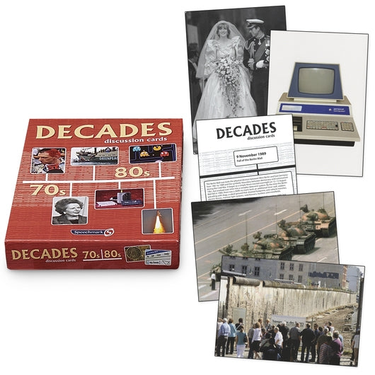 Computer Cards 70s Discussion Cards - 70s & 80s - Pack of 36 – Wisdom Activities