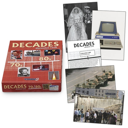 Discussion Cards - 70s & 80s - Pack of 36